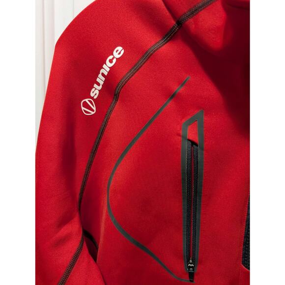 Sunice Allendale Red Pullover Golf Jacket Thermal Half Zip Logo Men's XL - Picture 2 of 9